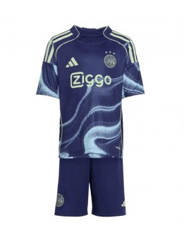 Ajax Dječji Gostujuci Dres kompleti 2025-26 Kratak Rukavima (+ kratke hlače)